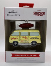 Hallmark Netflix Stranger Things Ornament Surfer Boy Pizza Van Horror Christmas