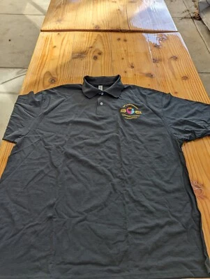 jerzees spotshield black button up shirt sz xxl - Image 1 of 4