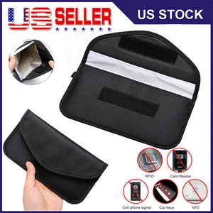 Faraday Bag RFID Signal Blocking Shielding Pouch Cell Phone Wallet Blocker NEW - Picture 1 of 12