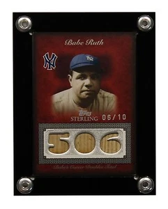 Single Card Holder Acrylic Display Case w/Black Steel Barrels & Screws - Picture 1 of 12