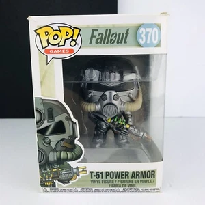 Funko Pop! Games Fallout T-51 Power Armor #370 Figura in vinile SCATOLA DANNEGGIATA - Foto 1 di 10