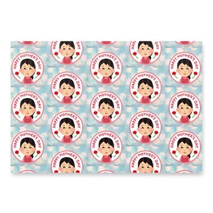 "Mother's Day Love" Wrapping paper sheets - Picture 1 of 3