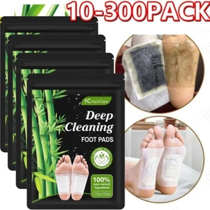 200PCS Detox Foot Patches Pads Lymphatic Drainage Ginger Body Toxins Cleansing - Picture 1 of 44