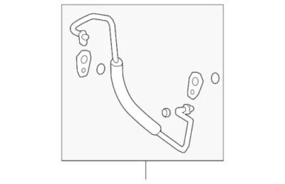 Подлинный разгрузочный шланг переменного тока Ford Mercury 2009-2012 Escape Mariner 9L8Z-19972-C - Изображение 1 из 2