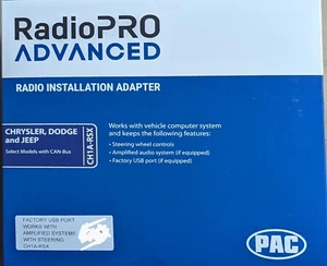 PAC CH1A-RSX Radio Replacement Interface, select 2005-18 Dodge Chrysler Jeep NEW - Picture 1 of 2