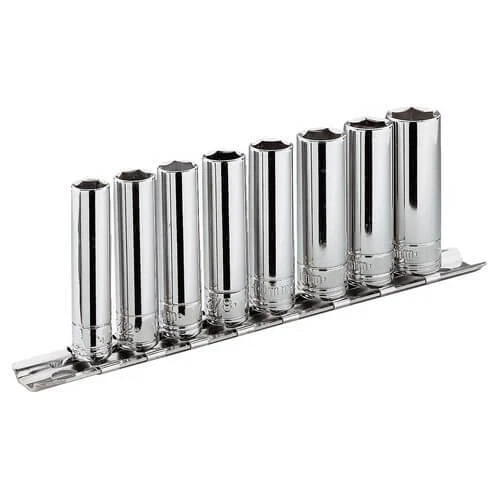 Facom RB.40AU 1/4" Drive 10 Piece 12 Point Socket Set On Rail - Image 1 of 1