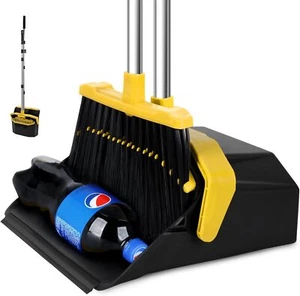 Juego de recogedor y escoba escoba grande juego de recogedor escoba con recogedor juego combinado para... - Imagen 1 de 6