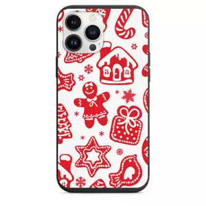 Funda de teléfono con diseño de galletas de pan de jengibre para iPhone 7 8 X XS XR SE 11 12 13 14 Pro - Imagen 1 de 31