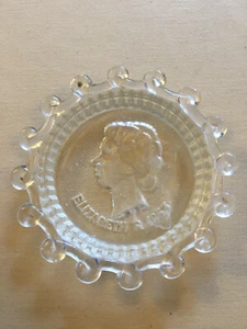 Plato baratija de vidrio coronado Elizabeth R 1953. De colección. De colección. ¡Publicación gratuita! - Imagen 1 de 8