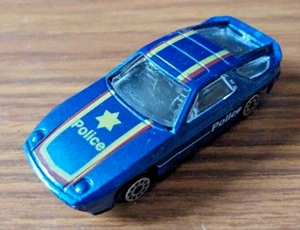 Motormax Diecast Porsche 928 Police Blue Made In China - Picture 1 of 4