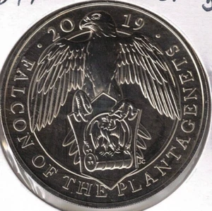 2019 Großbritannien brillante unzirkulierte 5-Pfund-QEII & Falkenmünze! - Bild 1 von 2