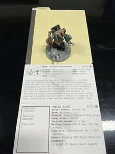 Koshi ""Flavio Rodríguez"" - Mechwarrior Falcon's Prey (FP-142) con expediente - Imagen 1 de 2