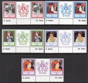 Pitcairn Islands postfrisch 1986 Queens 60. Geburtstag Dachrinnen Paar Set - Bild 1 von 1