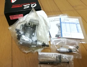 O.S. FS-26S 4.41cc 4-stroke glow engine with muffler for R/C airplane, new f/s - Picture 1 of 5