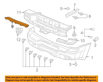 GM OEM 02-08 Trailblazer EXT Rear Bumper Bumper Components-Step Pad 88938462 - Image 1 of 2