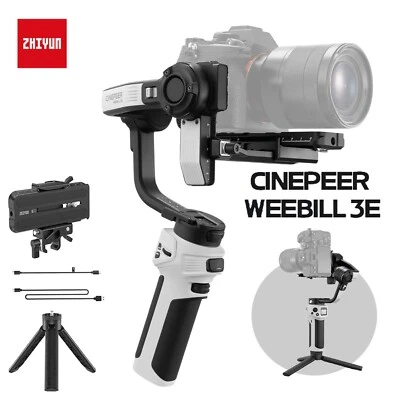 Zhiyun Weebill 3E 3-Axis Gimbal Stabilizer for DSLR and Mirrorless Camera Blueto - Image 1 of 4