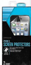 Cell phone screen protectors, for iPhone 5, anti-glare screen protection, 2-pack