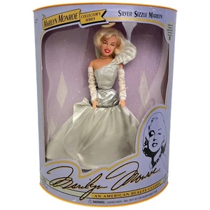 Muñeca Marilyn Monroe 12" Silver Sizzle Marilyn Collector's Series 1993 De colección - Imagen 1 de 6