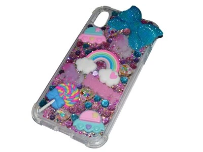 Personalised Rhinestone Phone Case cover iPhone samsung all makes and models  — 第 1/4 张图片