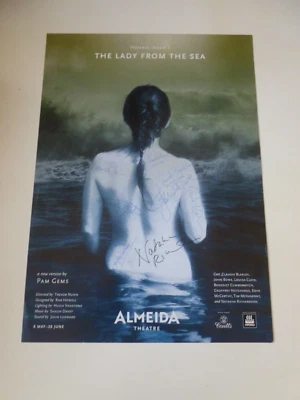Natasha Richardson Benedict Cumberbatch & Cast HAND SIGNED London Theatre Poster - Image 1 of 4