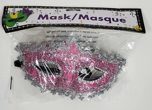 Maske Masque Venedig Festspiele Karneval Maskerade rosa Stein - Bild 1 von 5