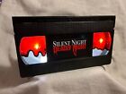 SILENT NIGHT DEADLY NIGHT VHS Lamp, DRIPPING BLOOD! Night Light - Retro Gift