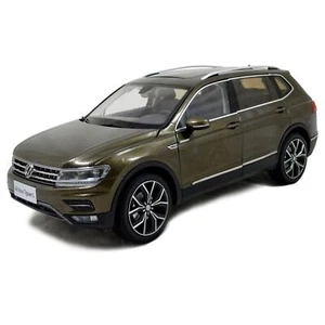 118 Brown Volkswagen Tiguan L 2017 Diecast Miniature Model Car Doors Open Toy - Picture 1 of 8