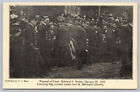 Troy Ny New York   Funeral For Fireman Lieutenant Edward Butler   Postcard 1911