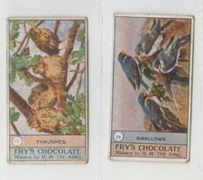 1912 FRY'S CHOCOLATE - BIRDS & POULTRY (2 CARDS) 