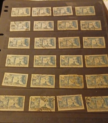 **FRANCE 1929-1937 USED 355+ STAMPS COLLECTION - Image 1 of 4