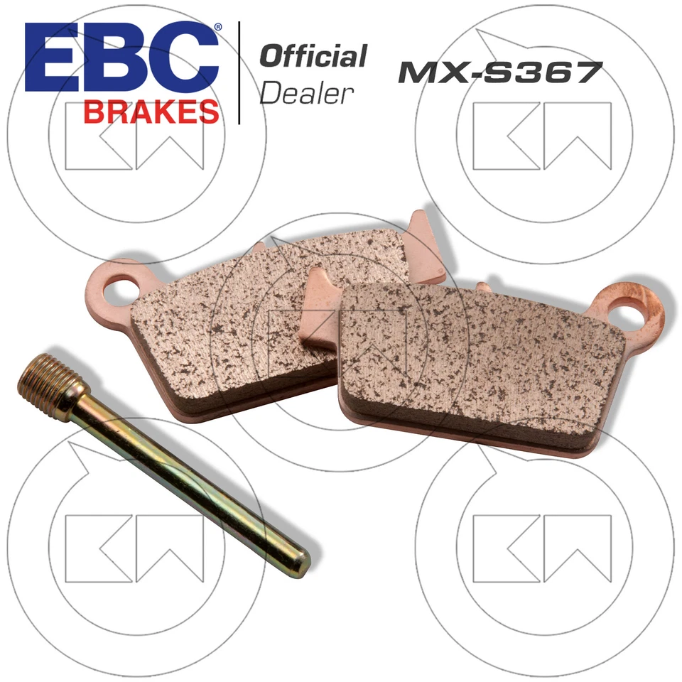 Pastillas De Freno Traseras Racing EBC MX-S 367 Yamaha YZ 125 2003-2007 Foto 1 de 2