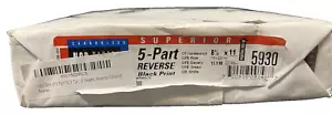NCR Paper Superior 5-Part Reverse Ream Carbonless Collated 8.5"x11" - Picture 1 of 3