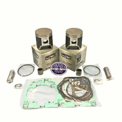 Juntas de pistones de doble anillo STD SPI de 72 mm 2005-2008 Ski-Doo 600 HO SDI MXZ GSX Foto 1 de 4