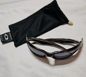 Vintage Oakley Scar Black Chrome Iridium Lenses New Old Stock Made In USA  - Picture 1 of 7