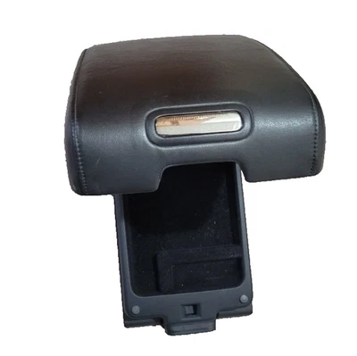 06-2008 Infiniti FX35 центральная консоль черный кожаный подлокотник крышка с сломанной защелкой - Изображение 1 из 4