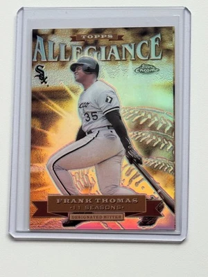 Frank Thomas 2000 Topps Chrome Allegiance Refractor #TA8 /100 - Image 1 of 4