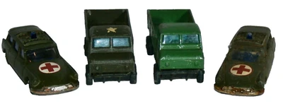 4 DE COLECCIÓN HUSKY 11/21 CONTROL DELANTERO LAND ROVERS 22 CITROEN AMBULANCIA MILITAR Foto 1 de 4