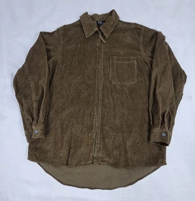 Chaqueta New York Jeans Company Pana Cremallera Completa Mujer Talla Pequeña Marrón Moca Foto 1 de 4