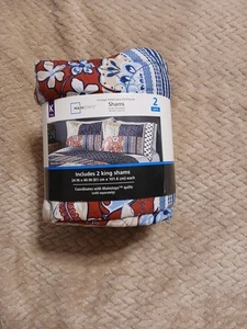 Mainstays 2 Pk Shams ---- Taglia King - Foto 1 di 2