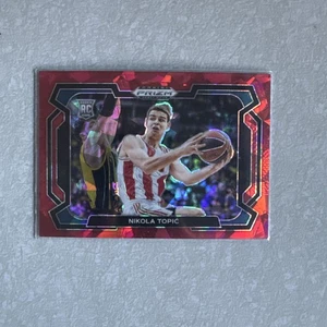 Selecciones del draft de Panini Prizm 2024 - Tema Nikola #10 Variaciones Red Ice Prizm (RC) - Imagen 1 de 2