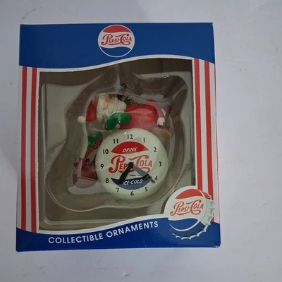 PEPSI-COLA Coleccionable NAVIDAD Ornamento Papá Noel en Valla Publicitaria Letrero MATRIX 1997 Foto 1 de 3