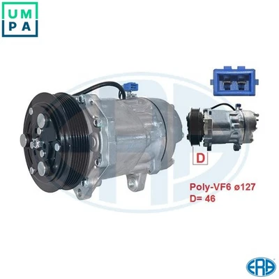 COMPRESSOR AIR CONDITIONING 670130 FOR VW CARAVELLE/TRANSPORTER/Bus/Mk/KOMBI - Image 1 of 4