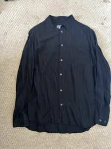 H&M Regular Fit Textured Button-Down Shirt - Size Large - Picture 1 of 3