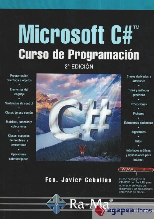 Microsoft C#. Curso de programación . 2ª Edición. NUEVO. ENVÍO URGENTE (Librería - Imagen 1 de 1