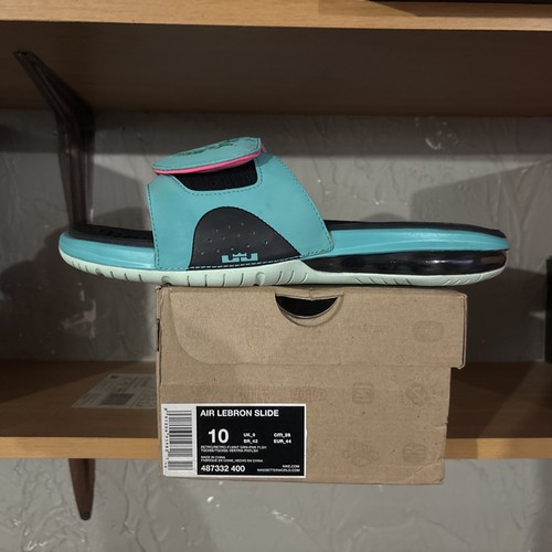Nike Air Lebron South Beach Prerheat Slides RARO Uomo Taglia 10