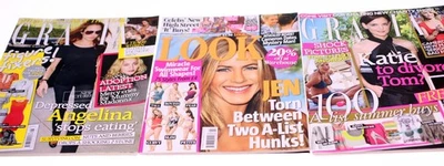 Grazia/Look magazines-three magazines included-2009-NEW-UK-Jennifer Aniston-898g - Image 1 of 4
