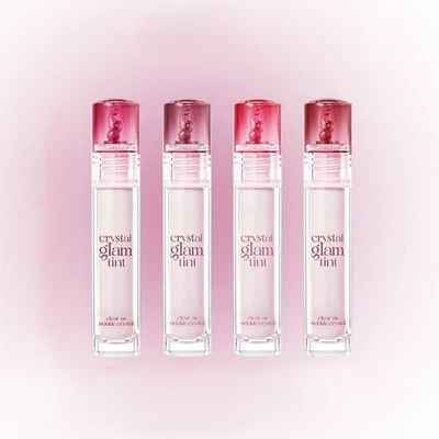 CLIO Crystal Glam Tint 3.4g 4Colors Cherry Series 2025 NEW K-Beauty - Image 1 of 4