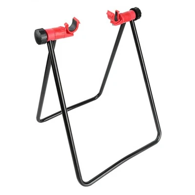Foldable Black Folding Bicycle Bicycle Parking Repair Floor Stand Rack Storage - Image 1 of 4