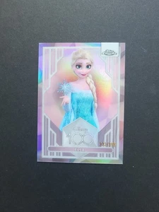 2023 Topps Chrome Disney 100 Elsa #92 Pink Refractor /399 - Picture 1 of 4