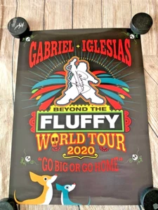 Poster Gabriel Iglesias Oltre il Fluffy Tour firmato 18x24 2020 autografo - Foto 1 di 2